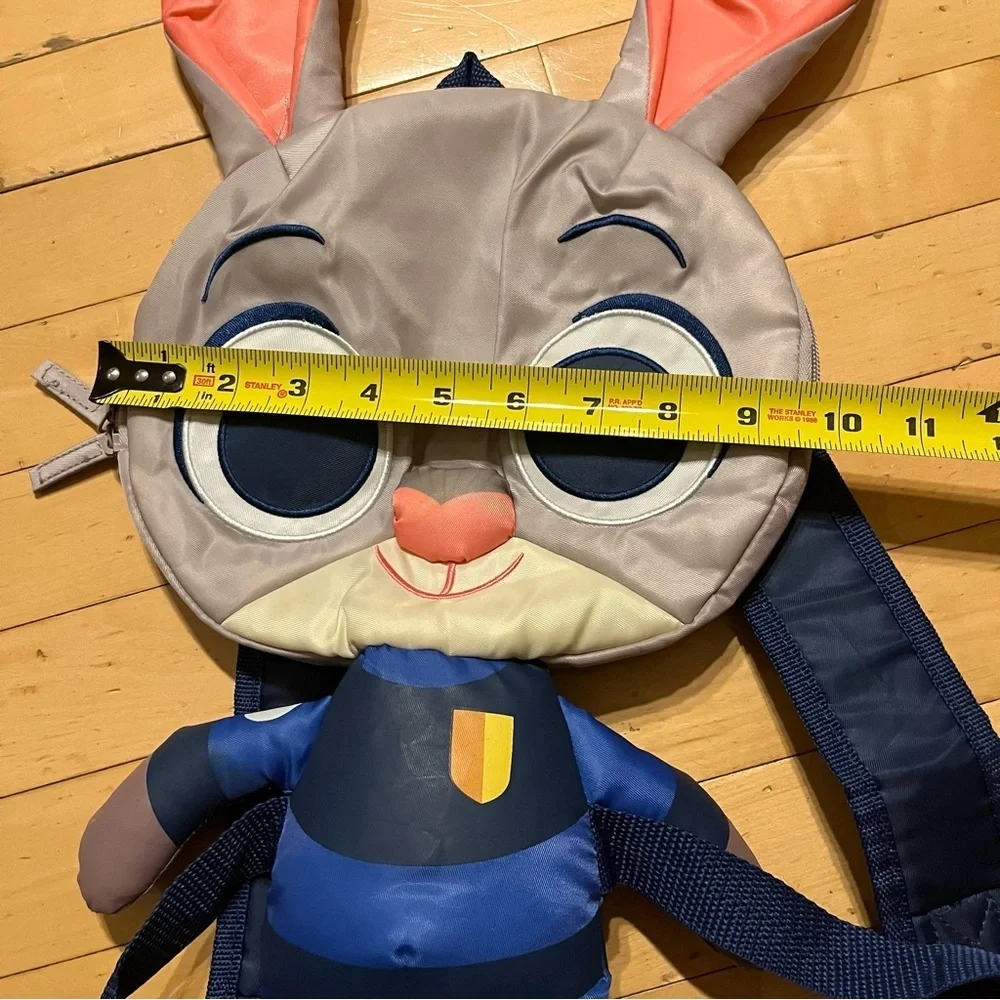 Judy Hopps Zootopia Backpack Disney Kids Rabbit Bag Travel Zip Adjustable Straps